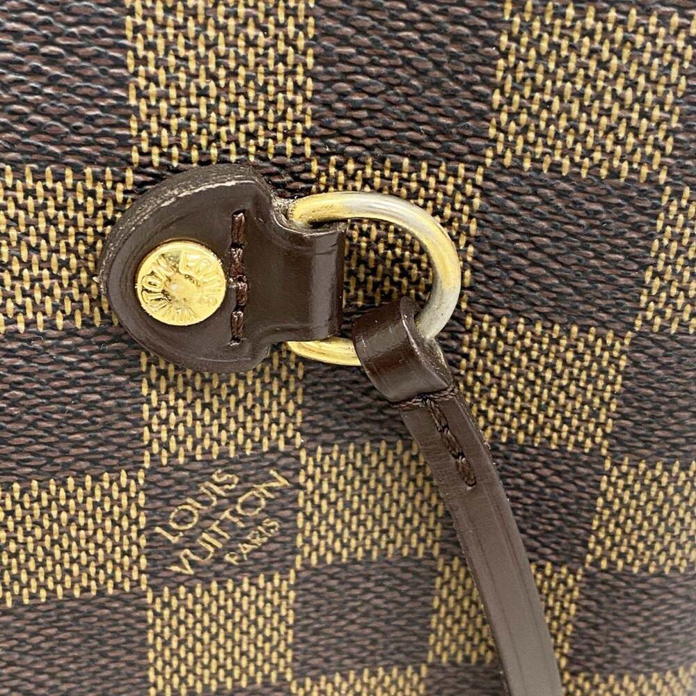 LOUIS VUITTON Brown Damier Neverfull MM Tote Bag - Picture 10 of 11
